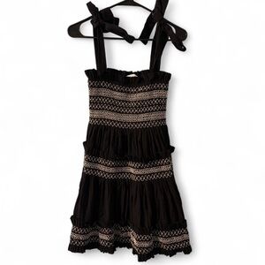 Shona Joy black mini dress